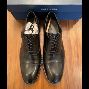 NWT Cole Haan Williams Cap Toe Black